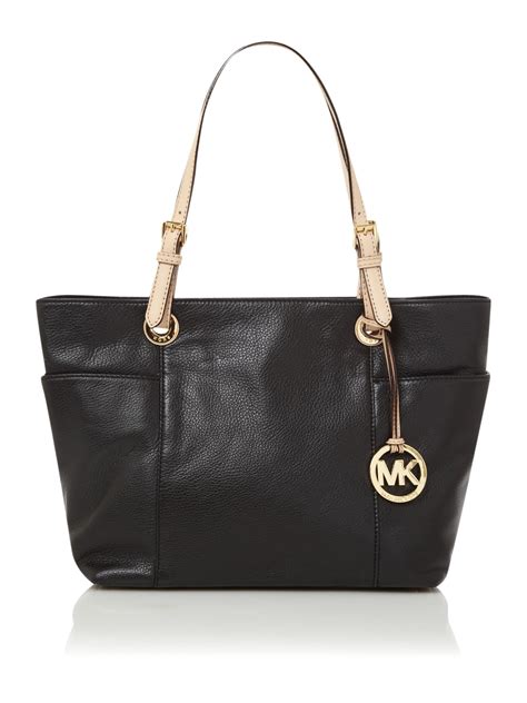 michael kors jet set tote black uk|michael kors jet set girls.